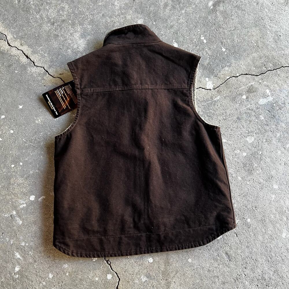 Carhartt V33 DKB brown work wear vest - Picture 3 of 4